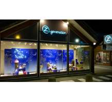 Façade du magasin à Noel